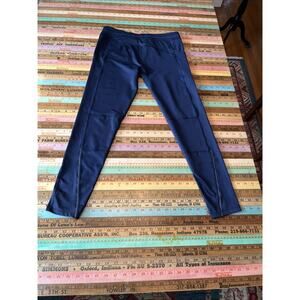 Rhone Distance Run Performance Tights Men's Size M Navy Workout Gym Training